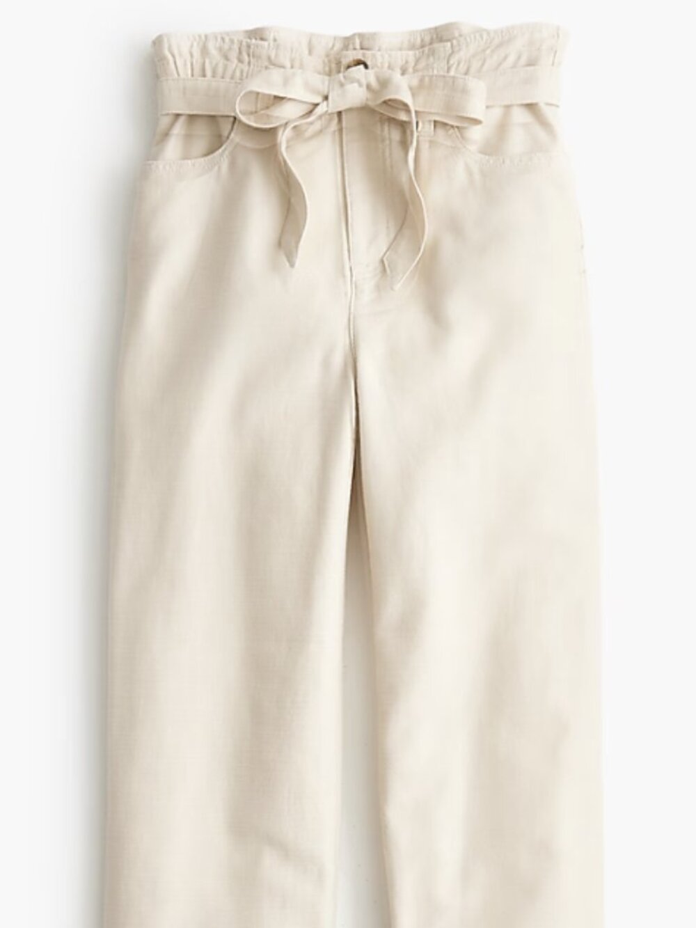 NWT Twill Paper-Bag Wide Leg J.Crew